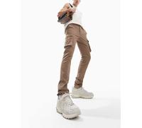 ASOS - Pantaloni cargo skinny marroni-Marrone 45 Short