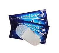 Asotagi 50pcs Monouso Wipe Orale Spazzolino Dito Per Pulizia Profonda Salviette Denti Cura Orale Dentale Pulito Denti Sbiancamento Salviette Monouso Spazzolino da Dito