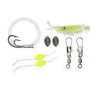 Asotagi Kit di Pesca di Sopravvivenza Versione Base Compatto Kit Pesca per Campers Escursionismo Campeggio Backpacking Sopravvivenza All'aperto