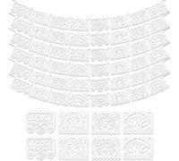 Asoulin Confezione da 6 striscioni bianchi in plastica per festa messicana, decorazione per feste di nozze, festa di compleanno, decorazione per il giorno dei morti, decorazione per il giorno dei