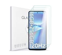 Asoway Vetro Temperato Pellicola Protettiva per Blackview Shark 8 [3 Pezzi] Durezza 9H, Alta Definizione Protezione Pellicola Salvaschermo per Blackview Shark 8 Installazione Senza Bolle