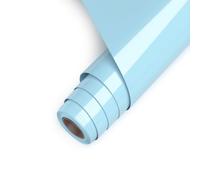 Asoway Vinile Termoadesivo per Tessuti, Vinile Azzurro htv Rotolo 30.5cm x 457cm, termovinile per tessuti il Design del Vinile di Calore per T-Shirt, Cappelli, borse, facile da usare