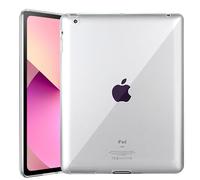 Aspack Custodia per iPad 2a/3a/4a generazione 9.7", Custodia per computer tablet TPU sottile in silicone trasparente trasparente per Apple iPad 2 3 4, 9.7" 2011/2012 (vecchio modello) (Trasparente)