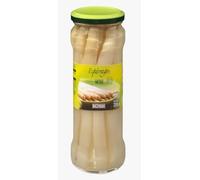 Asparagi Bianchi Interi in Vetro, Calibro Medio, 345ml, 1 Pezzo, pack 4