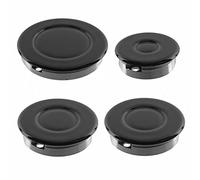Aspares - Kit per fornelli, fornelli, fornelli a gas, corona e tappo a fiamma, per Hotpoint (piccolo, 2 medio e grande, 55 mm - 100 mm)