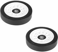 Aspares Tumbler Dryer tamburo puleggia rullo ruota DPU8380X DCU7230S DCU7230B DCU7230W per Beko Set di due pezzi