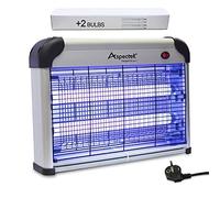 ASPECTEK Lampada UV Anti Insetti Volanti Interni. Uccidimosca distruggi insetti elettrici 20 W. (Lampada Zanzara) con Sostituzione Lampade