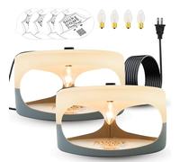 ASPECTEK Sticky Dome™ 2 Dischi di colla Inodore, non velenosi e naturali trappole antipulci, sicuri per la famiglia, bambini e animali domestici, confezione da 2