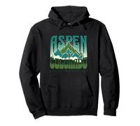 Aspen Colorado Montagne Rocciose Felpa con Cappuccio
