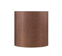Aspen Creative 31607, Paralume a forma di ragno con copertina rigida, tessuto con texture in iuta color oro e marrone scuro, 30,5 cm superiore x 30,5 cm inferiore x 30,5 cm di altezza