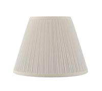 Aspen Creative 33055 - Paralume a forma di ragno con copertina rigida, stile impero, pieghettato, colore: bianco sporco, 17,8 cm superiore x 33 cm inferiore x 25,4 cm inclinato