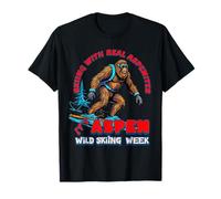 Aspen Wild Skiing Week Sciare con Real Aspenites Colorado Maglietta