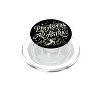 Aspera Ad Astra Frase Latina Montagne Stelle PopSockets PopGrip per MagSafe