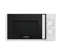 Aspes AMW2701G - Microonde da 20 litri, installazione libera, bianco, 700 W, 5 programmi, controllo manuale, modalità scongelamento, rivestimento interno, facile pulizia, timer 35 minuti