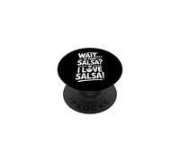 Aspetta che salsa I Love Salsa Detto divertente PopSockets PopGrip Adesivo