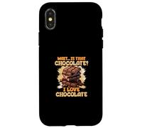 Aspetta è quel cioccolato che amo il cioccolato Custodia per iPhone X/XS