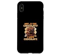 Aspetta è quel cioccolato che amo il cioccolato Custodia per iPhone XS Max