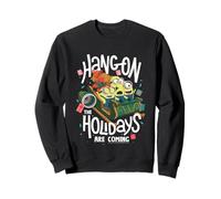 Aspetta, Le Vacanze Stanno arrivando Divertente Giro in Slitta Felpa