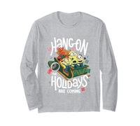 Aspetta, Le Vacanze Stanno arrivando Divertente Giro in Slitta Maglia a Manica