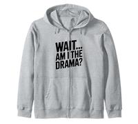 Aspetta... Sono io Il Dramma? Felpa con Cappuccio
