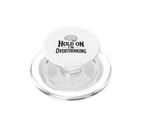 Aspetta, sto pensando troppo, divertente per menti ansiose PopSockets PopGrip per MagSafe