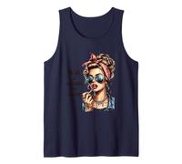 Aspetta Un Minuto o più Retro Glam Canotta