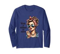 Aspetta Un Minuto o più Retro Glam Maglia a Manica