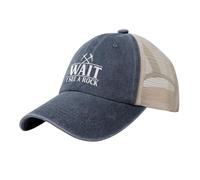 Aspetta, vedo una roccia, cappello da geologo, cappellino da camionista, d