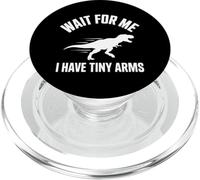 Aspettami Ho Tiny Arms T-Rex Gym Lifting Humor PopSockets PopGrip per MagSafe