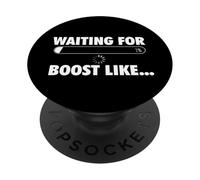 Aspettando Boost Come - Auto Da Corsa Guy Turbo Jdm Amante PopSockets PopGrip Adesivo