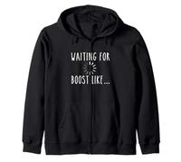 Aspettando Boost Like - Auto da Corsa Guy Turbo Muscle Car Felpa con Cappuccio
