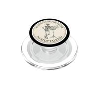 Aspettando che il coro smetta di parlare divertente direttore scheletro PopSockets PopGrip per MagSafe