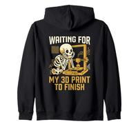Aspettando Che la mia Stampa 3D finisca Funny Maker Design Felpa con Cappuccio