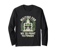 Aspettando Che la mia Stampa 3D finisca Funny Maker Design Maglia a Manica
