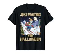 Aspettando Halloween Natale Inverno Inverno Maglietta