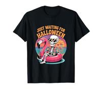 Aspettando Halloween Scheletro Oceano Estate Maglietta