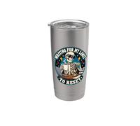 Aspettando il mio limite per ripristinare la codifica delle vibrazioni scheletriche del caffè Bicchiere termico in acciaio inox doppia parete