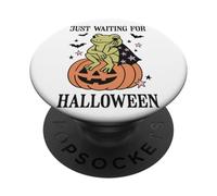 Aspettando la zucca rana di Halloween PopSockets PopGrip Adesivo