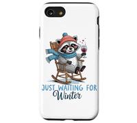 Aspettando l'inverno Natale Procione Bere Vino Amore Custodia per iPhone SE (2020) / 7/8
