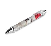 Aspettando Natale con penna a sfera retrattile maltese da 0,5 mm, scrittura fine e liscia, per casa e ufficio, colore nero, 1 pezzo come foto 2