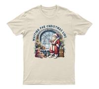 Aspettando Natale Like T-Shirt Unisex Regalo Retrò Divertente Donna Vintage...