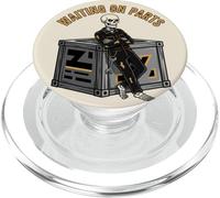 Aspettando parti divertente scheletro meccanico garage PopSockets PopGrip per MagSafe