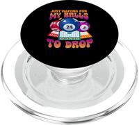 Aspettando solo che le mie palle cadano gioco di numeri di bingo dicendo PopSockets PopGrip per MagSafe