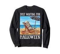 Aspettando Solo Halloween Funny Spooky Skeleton Summer Felpa