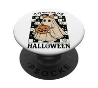 Aspettando solo Halloween Ghost Pumpkin PopSockets PopGrip Adesivo