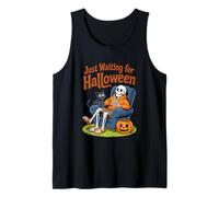 Aspettando solo il conto alla rovescia per Halloween Spooky Skeleton Summer Canotta