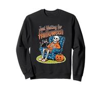 Aspettando solo il conto alla rovescia per Halloween Spooky Skeleton Summer Felpa
