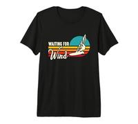 Aspettando Vento Retro Windsurf Sport Acquatici Windsurf Maglietta Premium