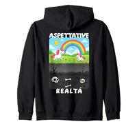 Aspettative vs Realtà, Quando Tutto va a finire Male v1 IT Felpa con Cappuccio