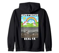 Aspettative vs Realtà, Quando Tutto va a finire Male v2 IT Felpa con Cappuccio